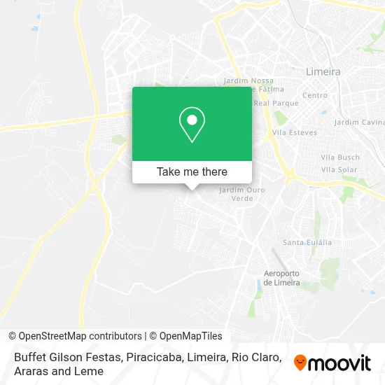 Buffet Gilson Festas map