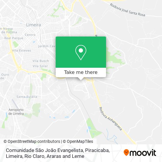 Comunidade São João Evangelista map