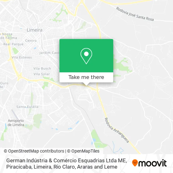German Indústria & Comércio Esquadrias Ltda ME map