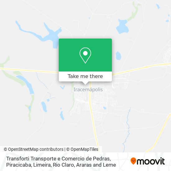 Transforti Transporte e Comercio de Pedras map