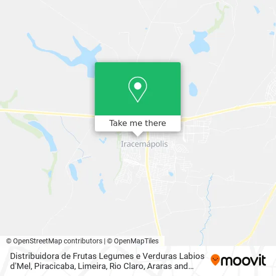 Distribuidora de Frutas Legumes e Verduras Labios d'Mel map
