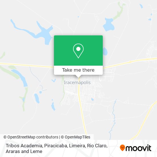 Tribos Academia map