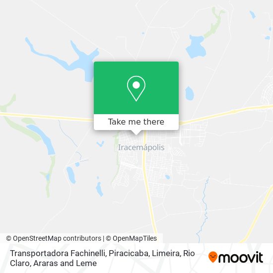 Transportadora Fachinelli map