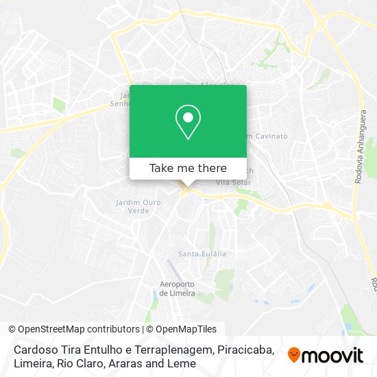 Cardoso Tira Entulho e Terraplenagem map
