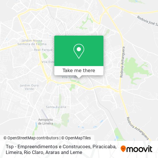 Tsp - Empreendimentos e Construcoes map