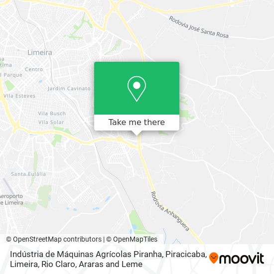 Indústria de Máquinas Agrícolas Piranha map