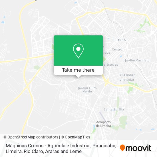 Máquinas Cronos - Agrícola e Industrial map