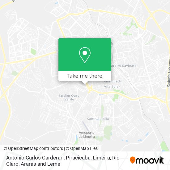 Antonio Carlos Carderari map