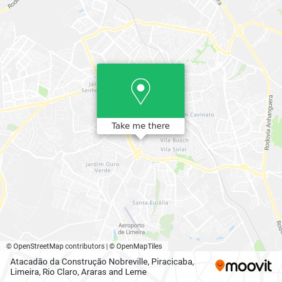 Mapa Atacadão da Construção Nobreville