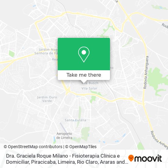 Dra. Graciela Roque Milano - Fisioterapia Clínica e Domiciliar map