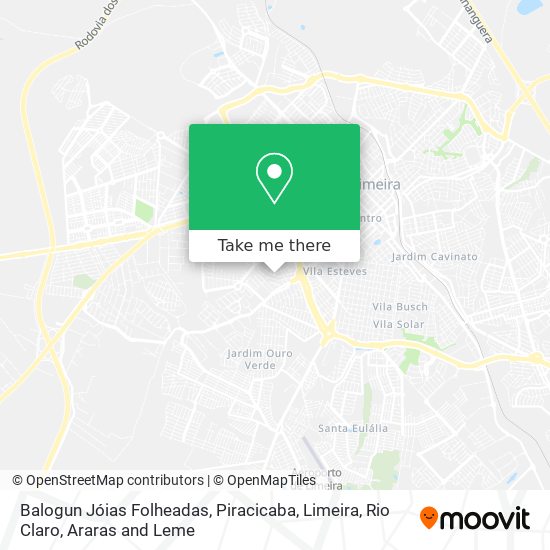 Balogun Jóias Folheadas map