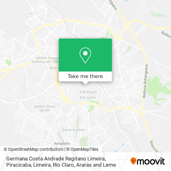 Germana Costa Andrade Regitano Limeira map