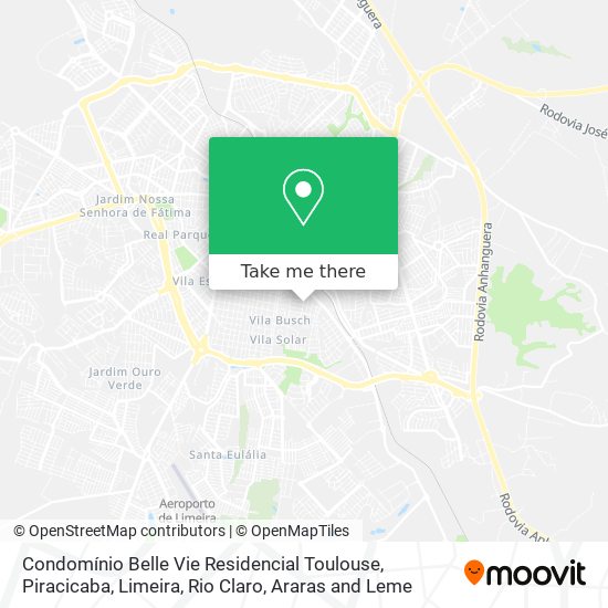 Condomínio Belle Vie Residencial Toulouse map