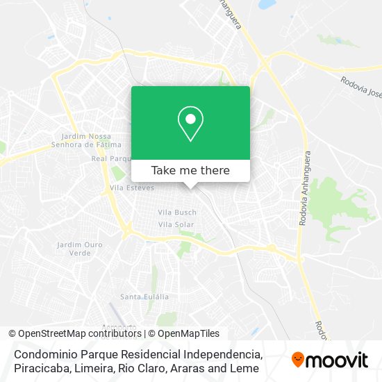 Condominio Parque Residencial Independencia map