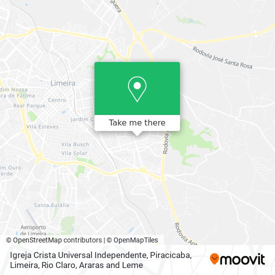 Igreja Crista Universal Independente map