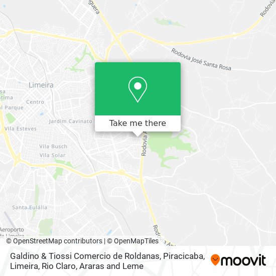 Galdino & Tiossi Comercio de Roldanas map
