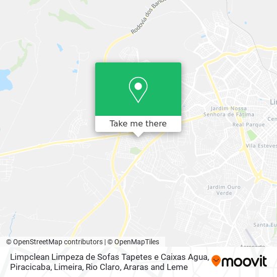 Mapa Limpclean Limpeza de Sofas Tapetes e Caixas Agua