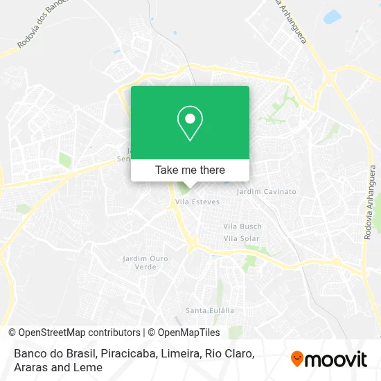 Banco do Brasil map