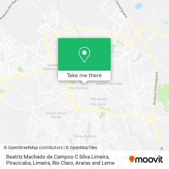 Beatríz Machado de Campos C Silva Limeira map
