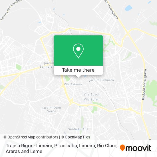 Traje a Rigor - Limeira map