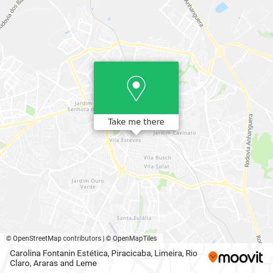 Carolina Fontanin Estética map