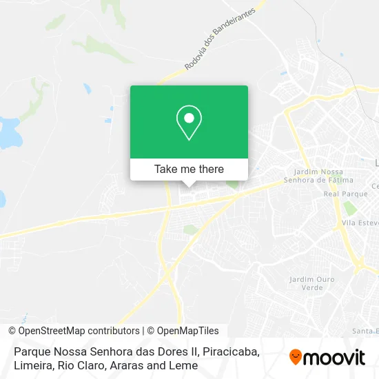 Parque Nossa Senhora das Dores II map