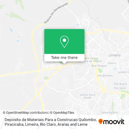 Deposito de Materiais Para a Construcao Quilombo map
