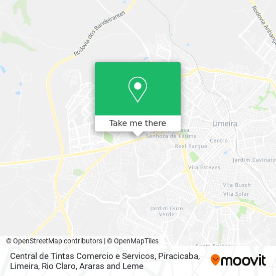 Central de Tintas Comercio e Servicos map