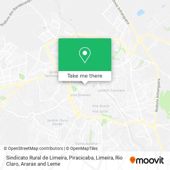 Sindicato Rural de Limeira map