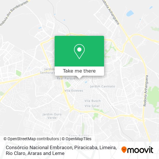 Consórcio Nacional Embracon map