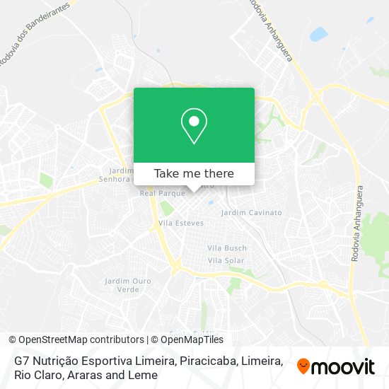 G7 Nutrição Esportiva Limeira map
