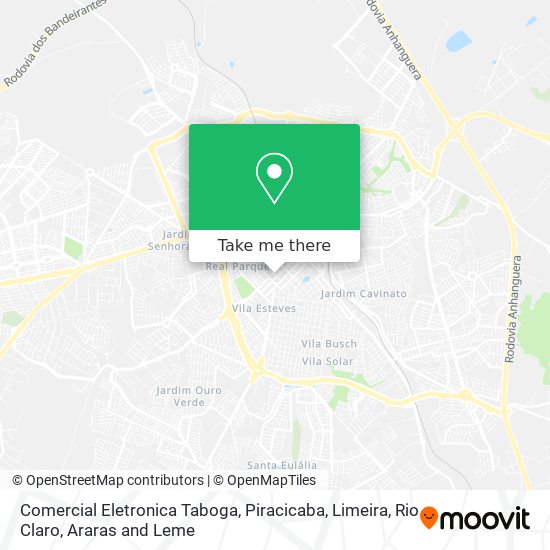 Comercial Eletronica Taboga map