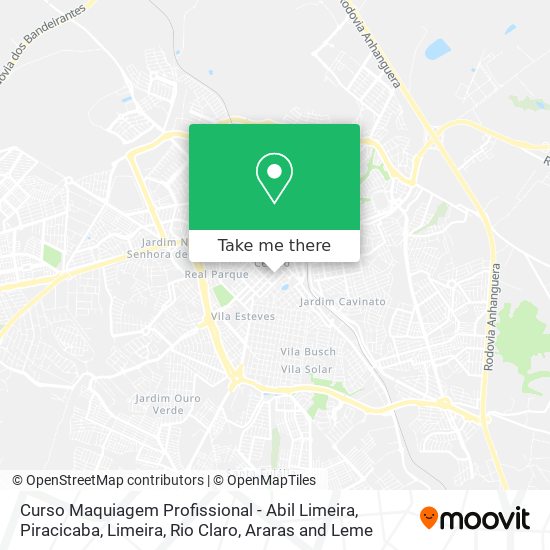 Curso Maquiagem Profissional - Abil Limeira map