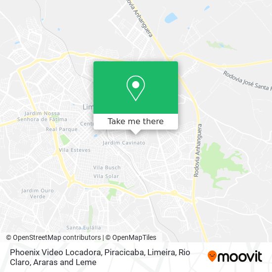 Phoenix Video Locadora map