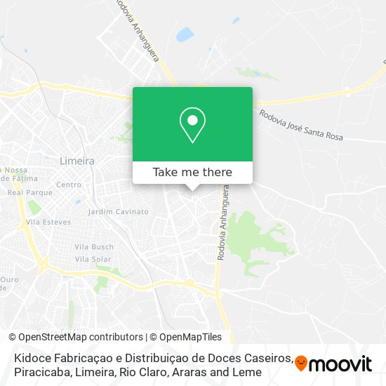 Kidoce Fabricaçao e Distribuiçao de Doces Caseiros map