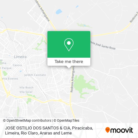 JOSE OSTILIO DOS SANTOS & CIA map