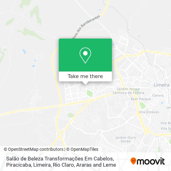 Salão de Beleza Transformações Em Cabelos map