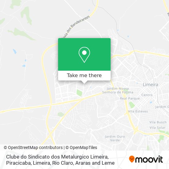 Clube do Sindicato dos Metalurgico Limeira map