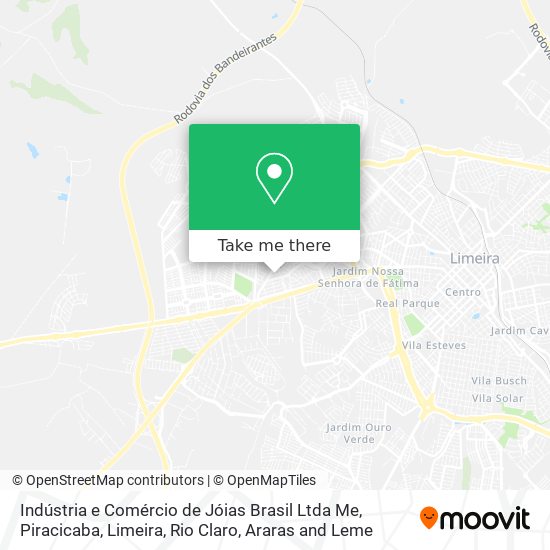 Indústria e Comércio de Jóias Brasil Ltda Me map