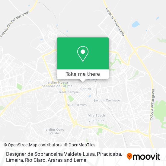 Designer de Sobrancelha Valdete Luisa map