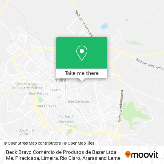 Beck Bravo Comércio de Produtos de Bazar Ltda Me map