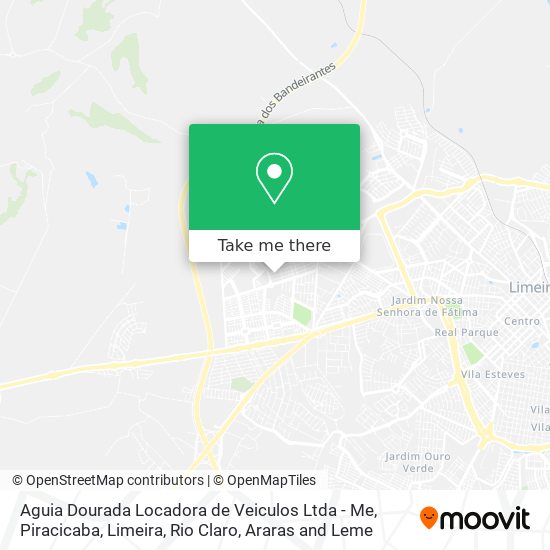 Aguia Dourada Locadora de Veiculos Ltda - Me map