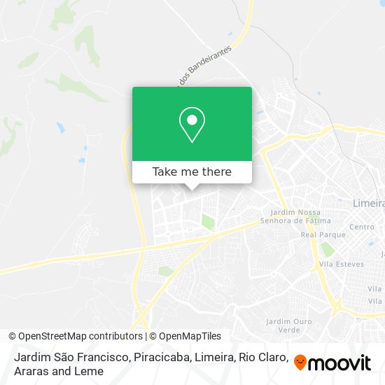 Jardim São Francisco map