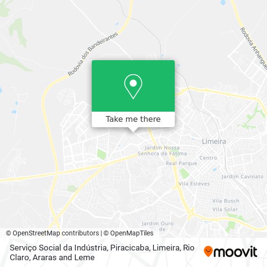 Serviço Social da Indústria map