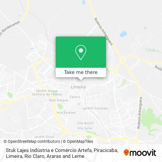 Stuk Lajes Indústria e Comércio Artefa map