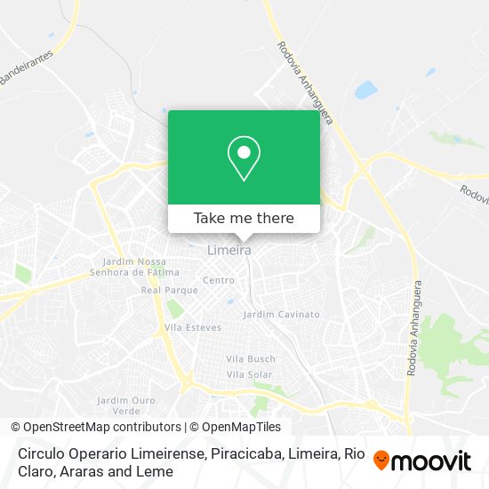 Circulo Operario Limeirense map