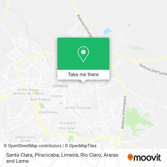 Santa Clara map
