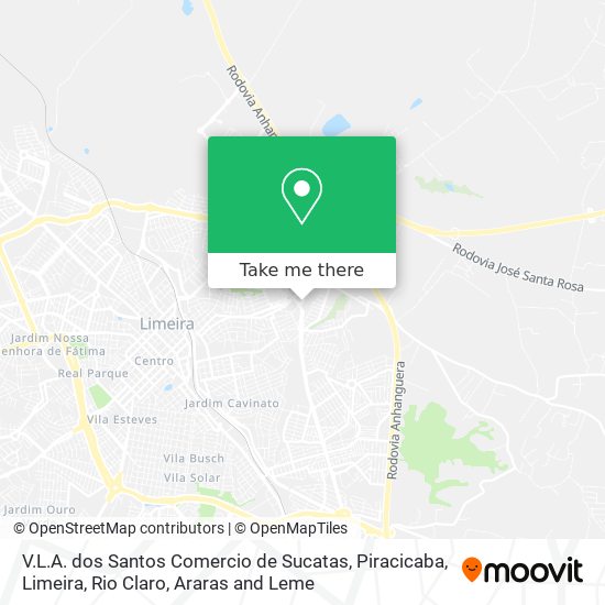 V.L.A. dos Santos Comercio de Sucatas map