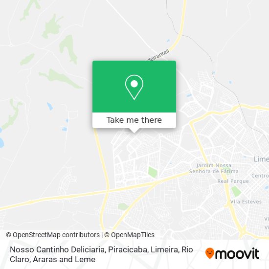 Nosso Cantinho Deliciaria map