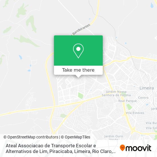 Ateal Associacao de Transporte Escolar e Alternativos de Lim map